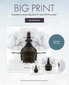 Big Boat Oversized 36''x36'' album cover print (Big Print)